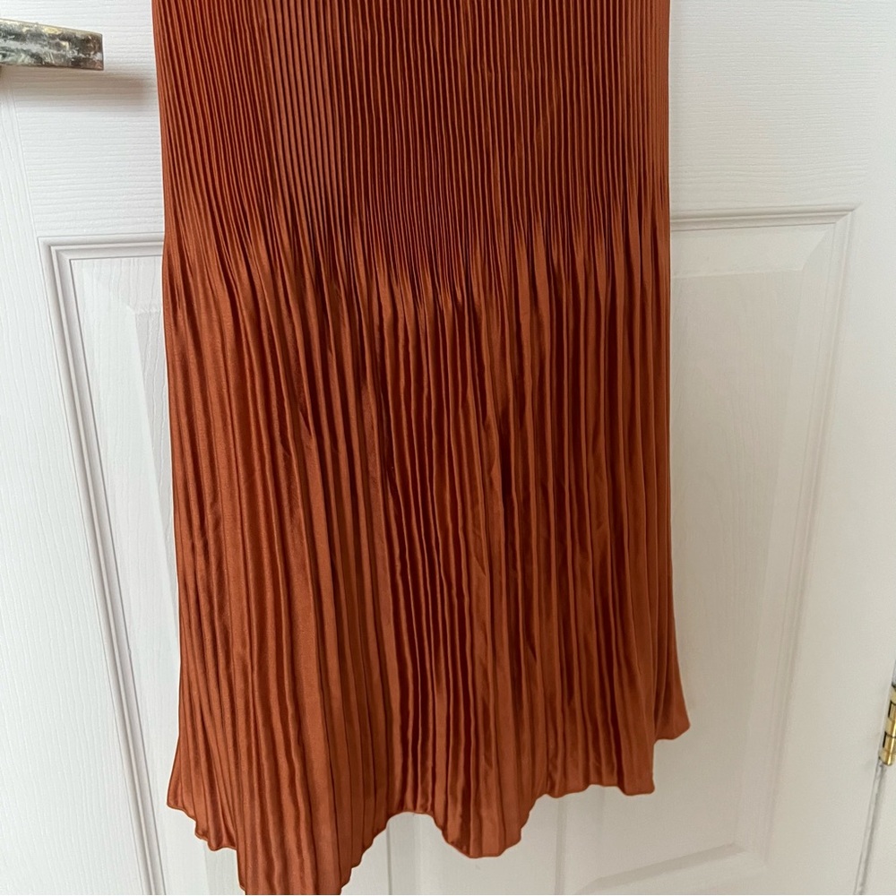 Abercrombie & Fitch Strapless Pleat Release Giselle Midi Dress - Picture 4 of 9